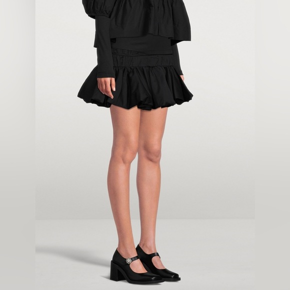 Ganni Embellished Leather Mary Jane Pumps Square Toe Chunky Size 38 = Size 8 - Picture 14 of 15